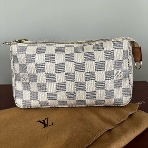 LOUIS VUITTON | Pochette Damier Azur 🚨NO STRAP🚨*replacement available online*